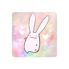 [LINEスタンプ] 基本的には敬語なウサギみたいな生物
