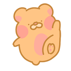 [LINEスタンプ] ピーナッツハムスター
