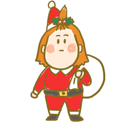 [LINEスタンプ] こどもちゃん（クリスマス）