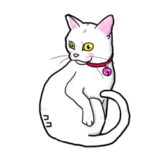 [LINEスタンプ] まっしろココさん