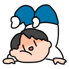 [LINEスタンプ] 口が閉じれない人3