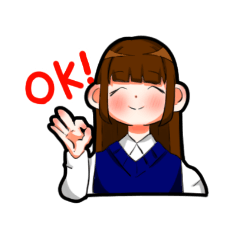 [LINEスタンプ] 制服さん達