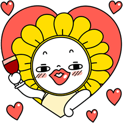 [LINEスタンプ] ヒマワリ Flroro #2の画像（メイン）