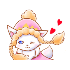[LINEスタンプ] きつねのコナユキ冬スタンプ
