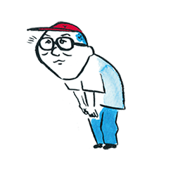 [LINEスタンプ] やすお『生きる』スタンプ