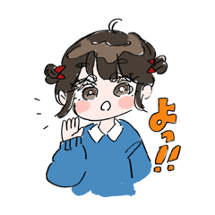 [LINEスタンプ] Kがつくったスタンプちゃん