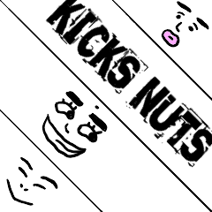 [LINEスタンプ] kikcs nuts