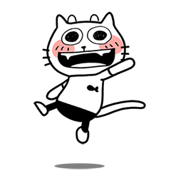 [LINEスタンプ] この猫！ 自信に満ちている！