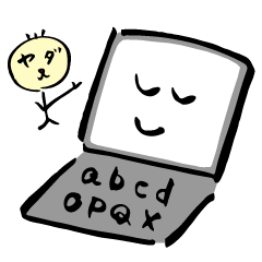 [LINEスタンプ] みんなの相棒パソコンくん (オフィス編)