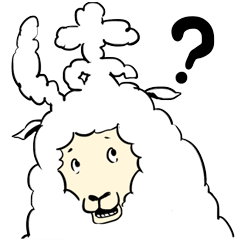 [LINEスタンプ] 自らの毛を自在に操る羊