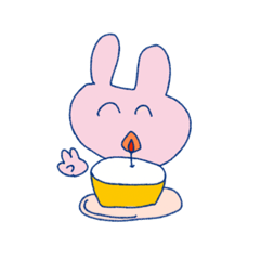 [LINEスタンプ] すごく使い易い可愛いウサギちゃんスタンプ