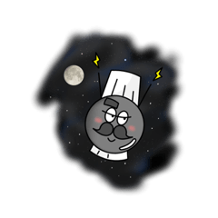 [LINEスタンプ] 人工衛星おおすみどん