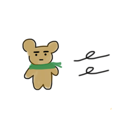 [LINEスタンプ] 太眉くま