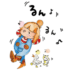 [LINEスタンプ] おかおちゃんのゆるーいスタンプ