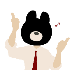 [LINEスタンプ] 動く虚無男と仲間たち