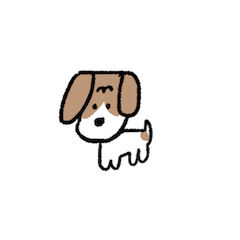 [LINEスタンプ] まゆいぬ