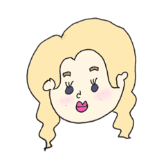 [LINEスタンプ] ふつうの女の子の感情