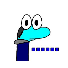 [LINEスタンプ] 顔がうるさい生物