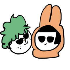 [LINEスタンプ] なび and カデル