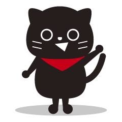 [LINEスタンプ] 意外と表情豊かな黒猫ちゃんスタンプ
