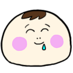 [LINEスタンプ] 丸い赤ちゃんスタンプ