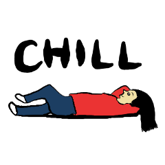 CHILL OUT STAMP