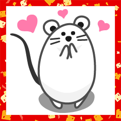 [LINEスタンプ] 晴れ時々？ねずみ！お正月用