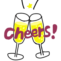 [LINEスタンプ] クリスマスに乾杯
