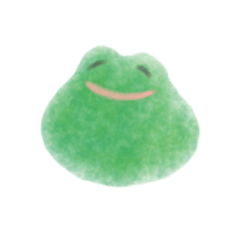 [LINEスタンプ] ふわふわカエル