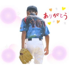 [LINEスタンプ] 野球少年ゆーたスタンプ