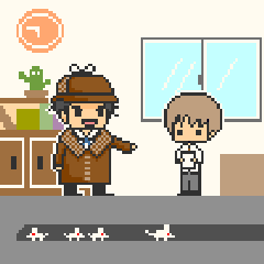 [LINEスタンプ] 探偵さんと助手くんと仲間たち その2