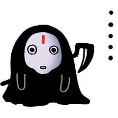 [LINEスタンプ] 死神さん1（日常会話編）