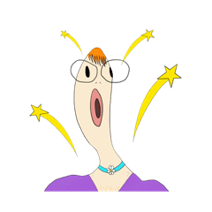 [LINEスタンプ] 可愛い独特なキャラクター