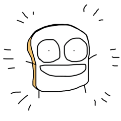[LINEスタンプ] パン的なやつです。