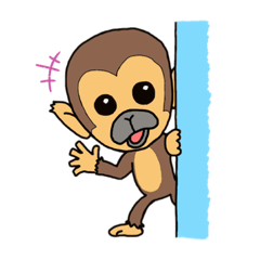 [LINEスタンプ] リスザル2