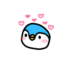 みずいろペンギンとヒヨコ