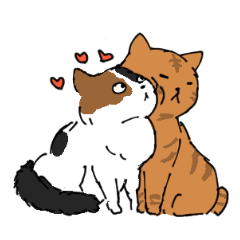 [LINEスタンプ] かわよい猫