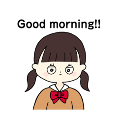 [LINEスタンプ] 女の子のまいにちスタンプ