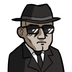 [LINEスタンプ] ザ・サングラスをかけたマフィアの画像（メイン）