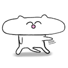 [LINEスタンプ] 笑いながら突っ込むネコ【関西弁】