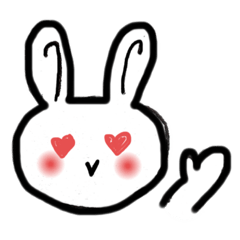 [LINEスタンプ] うさぎーにょ