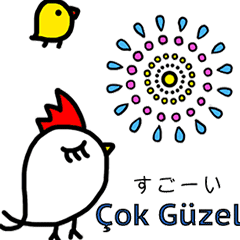 [LINEスタンプ] 動くトルコ語＆日本語スタンプ