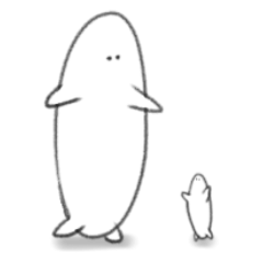 [LINEスタンプ] ノビーとプニ