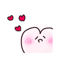 [LINEスタンプ] ハートちゃんと仲間たち。(愛いっぱい)