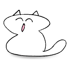 [LINEスタンプ] 笑ねこ【日常会話編】
