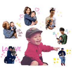 [LINEスタンプ] りのんfamily
