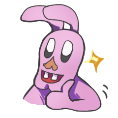 [LINEスタンプ] かわいいうさぎ ドポ