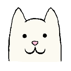 [LINEスタンプ] しらいぬさん