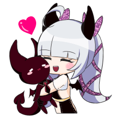 [LINEスタンプ] 小悪魔的な小さなドラゴン