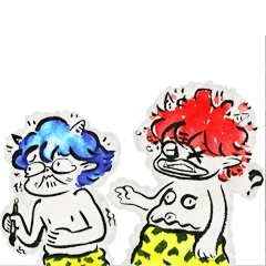 [LINEスタンプ] 親切な赤鬼泣いた青鬼 2